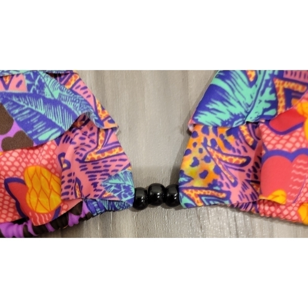 Victoria's Secret Triangle Ruffle Bikini Top
